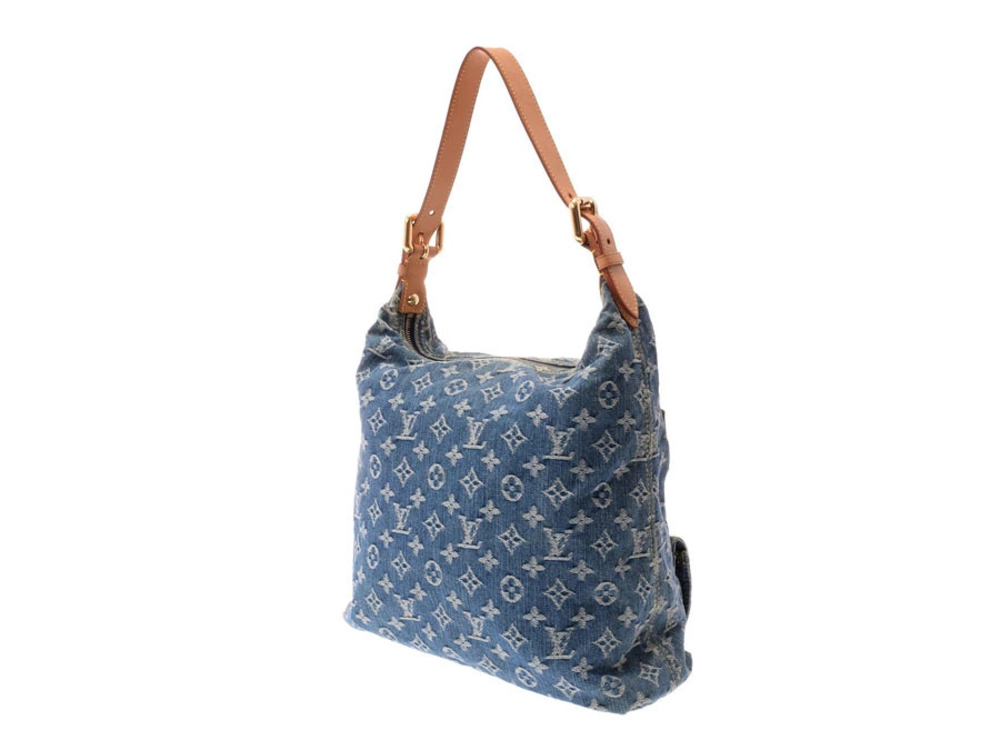 Louis Vuitton Baggy Blue Bag Denim Monogram